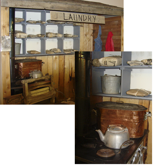The Chinese Laundry exhibit, demonstrating the plight of Chinese immigrants to Canada and the importance of their contributions.