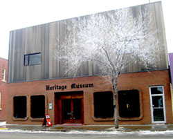 The Wetaskiwin and District Heritage
                        Museum, Front of the Museum